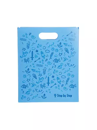 STEP BY STEP | Heftbox mit Tragegriff Blau | 